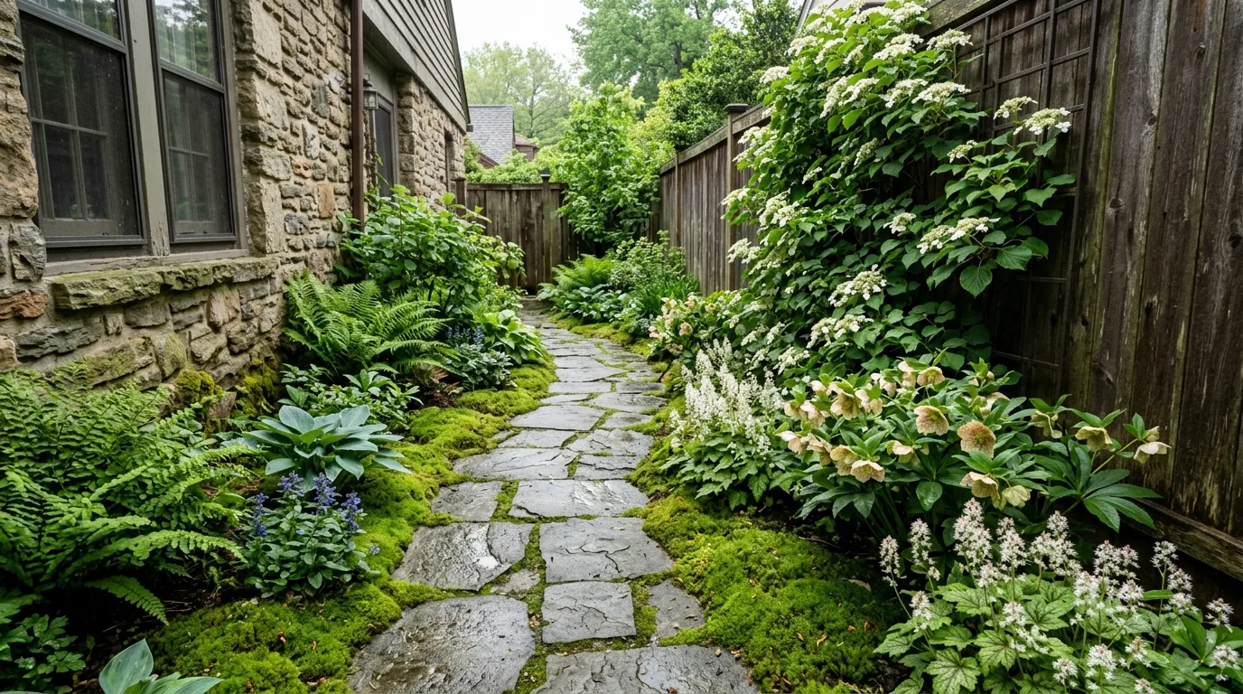 Shade Garden Seating Corner